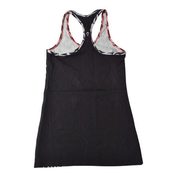 Iviva Racerback Tank Top Allover Print Athletic Activewear Sporty - Picture 2 of 5